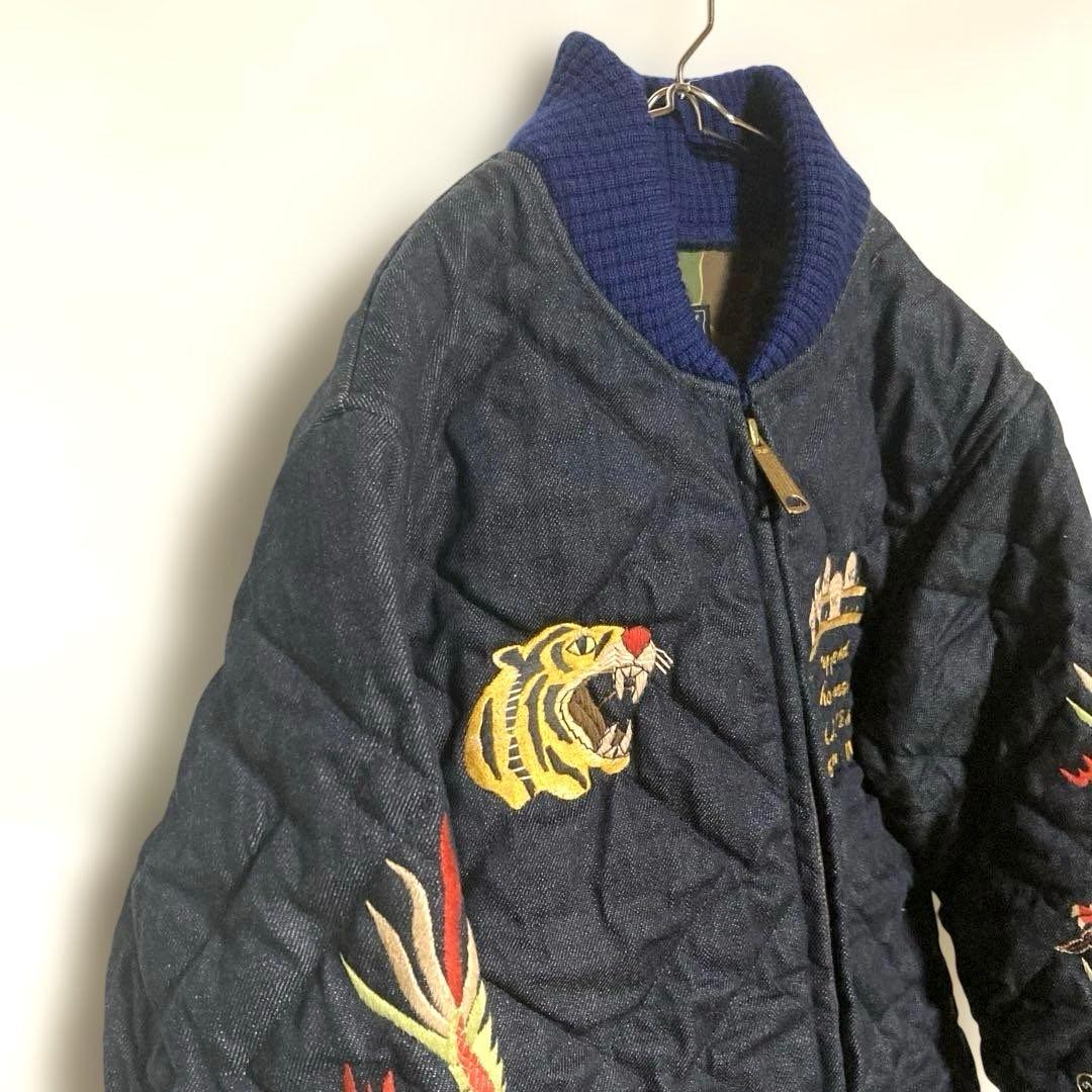 希少 廃盤 JELADO ベトジャン 刺繍 Mサイズ キルティング デニム