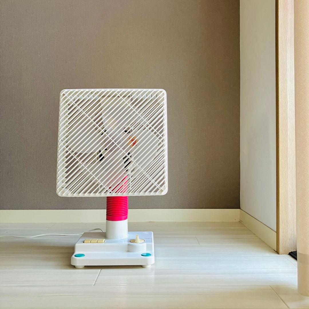 ポストモダン 80s 東芝扇風機 スクエアデザイン