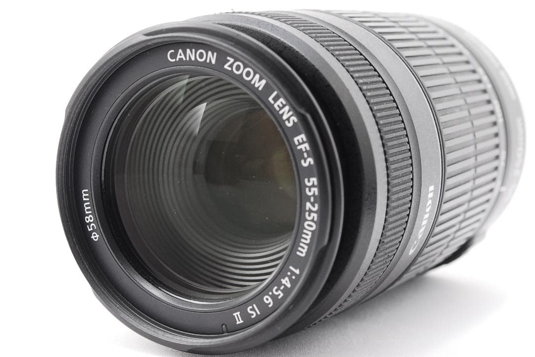 美品❤️Canon EF-S 55-250mm IS Ⅱ❤️純正望遠レンズ