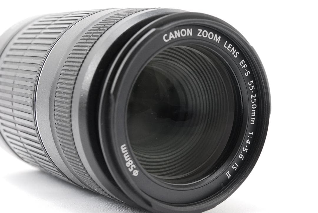 美品❤️Canon EF-S 55-250mm IS Ⅱ❤️純正望遠レンズ