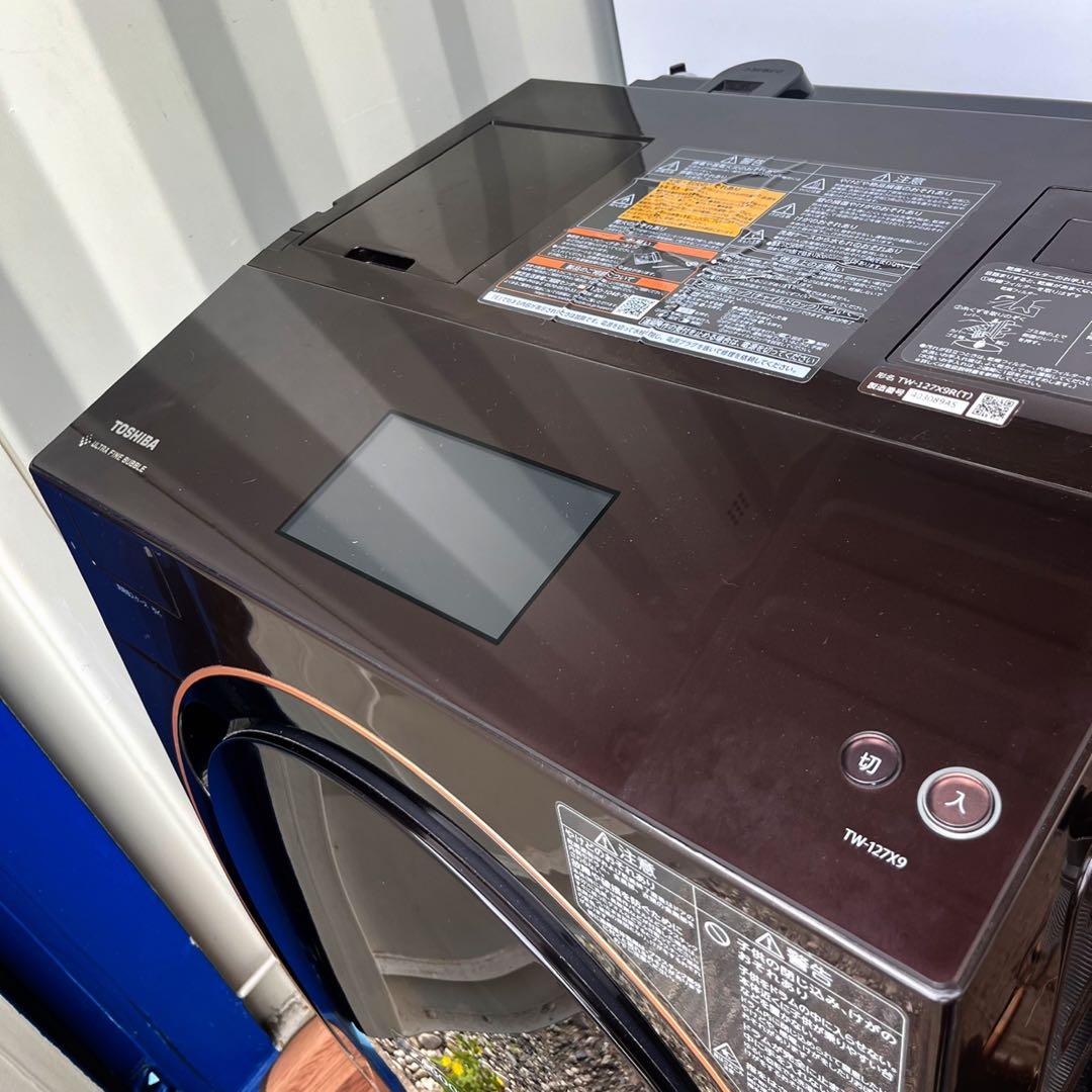 取付無料！東芝熱乾燥搭載！タッチパネル上位モデル高性能ブラウン洗濯機！冷蔵庫