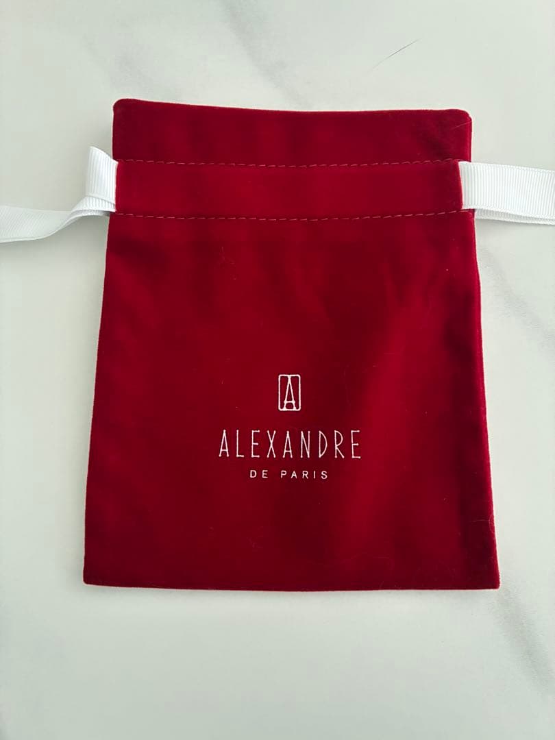 ALEXANDRE DE PARIS ベージュ ヘアシュシュ