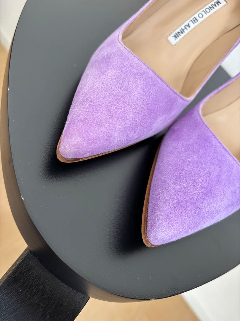 12/16まで限定価格⭐︎マノロブラニクBB ポインテッドトゥ　スエード　37.5