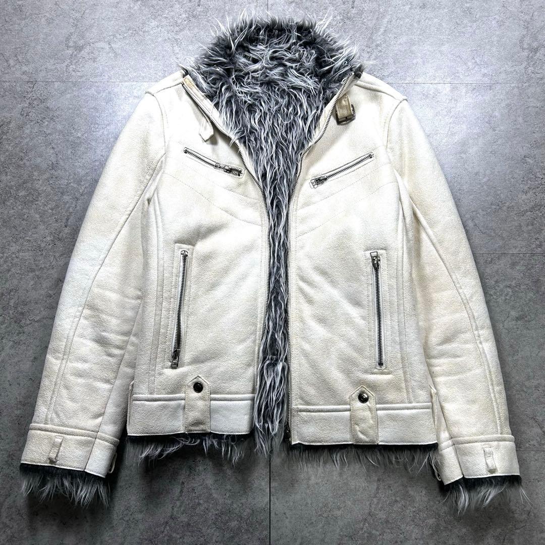 00s【archive】semantic design/Y2K/ファーコート/白