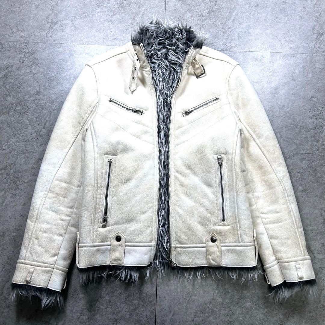 00s【archive】semantic design/Y2K/ファーコート/白