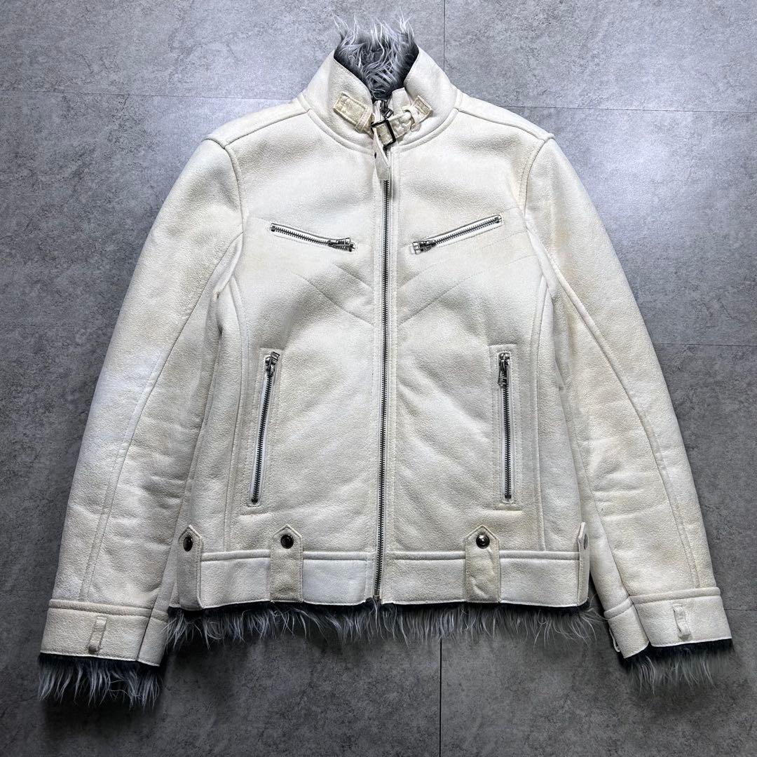 00s【archive】semantic design/Y2K/ファーコート/白