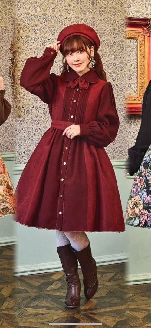 ノエル・ド・メモワール くる実 胸元リボンタイワンピース