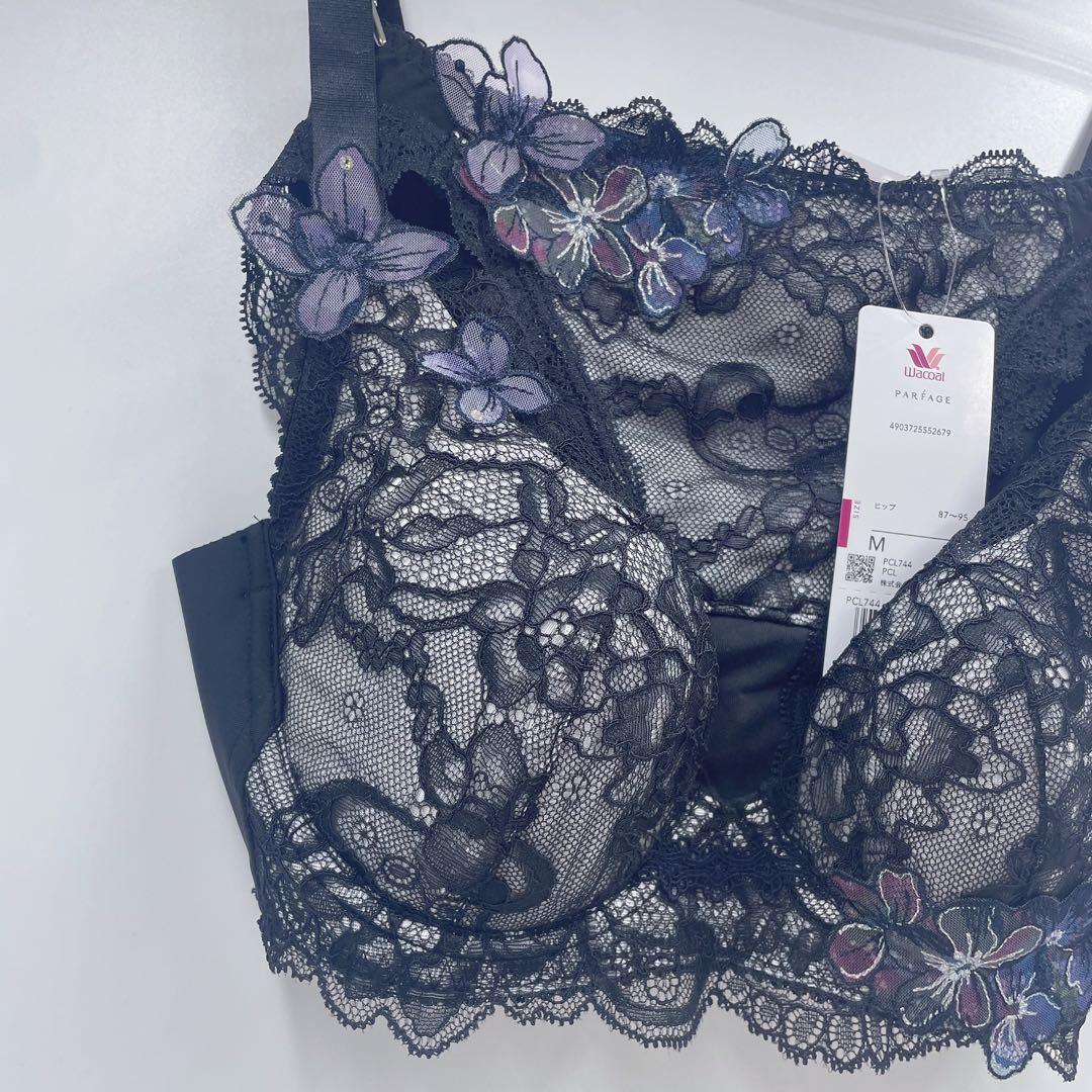 Wacoal PARFAGE アドマイヤーブラ ブラ&ショーツセットC70-M