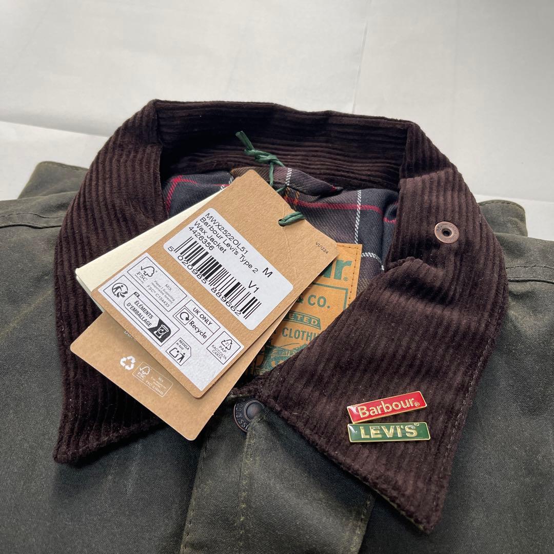新品)Levi's x Barbour Type II Waxed Jacket