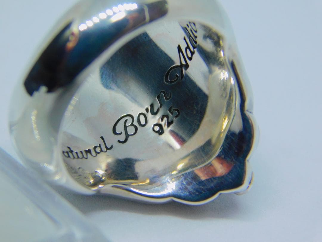 21号　新品　ナチュラルボーンアディクション　クロス　リング　指輪　ブラック