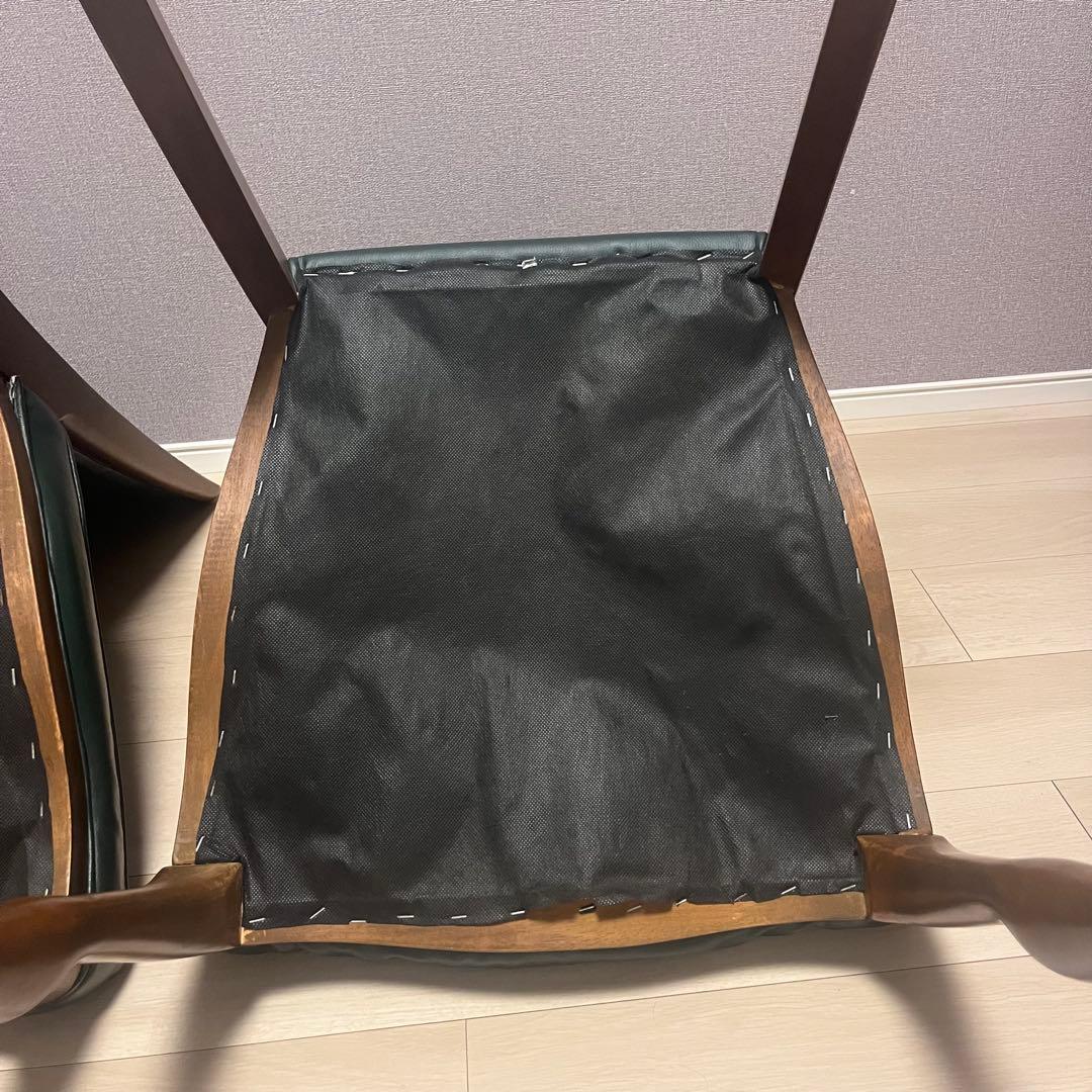 猫脚　ダイニングチェア　アンティーク　二脚セット