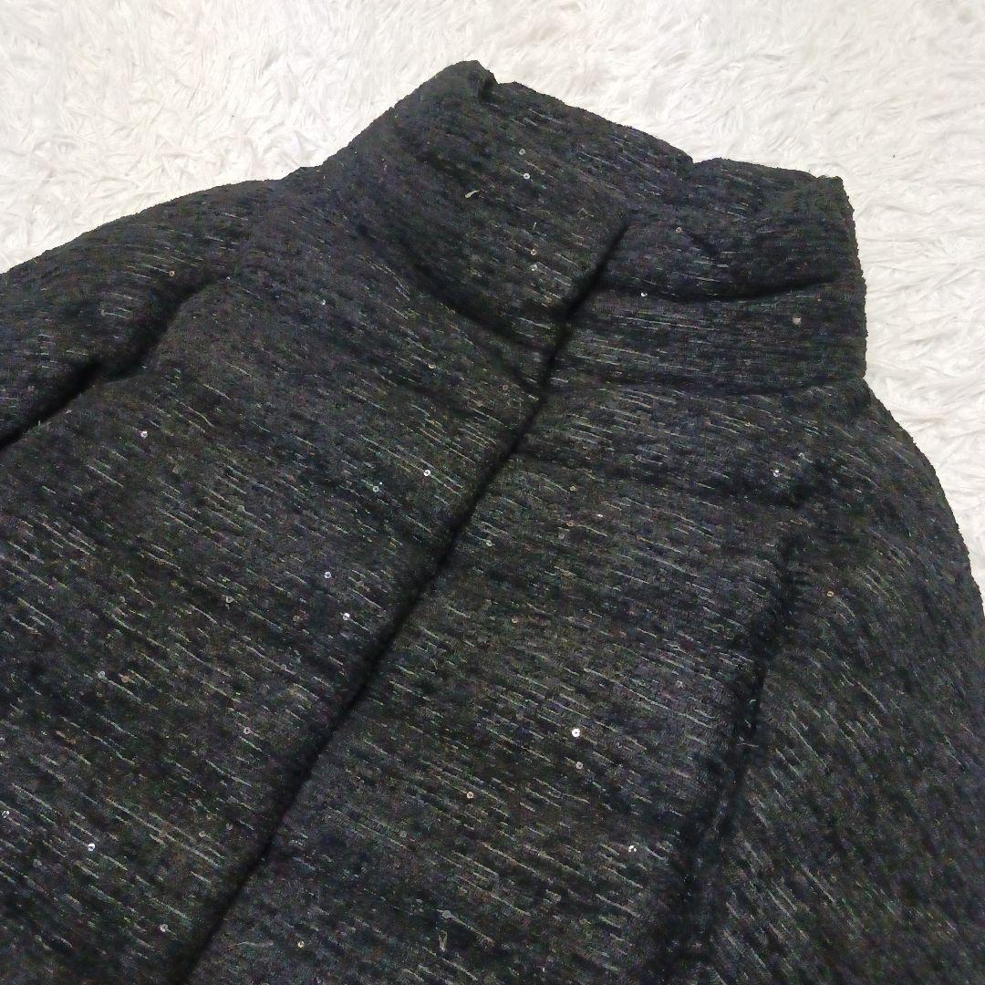 ✨美品✨HERNO　スパンコール　ハイネック　ジャガードダウンジャケット 46