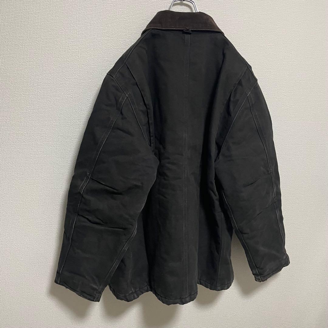 カーハート ジャケット 襟コーデュロイ ワンポイントロゴ