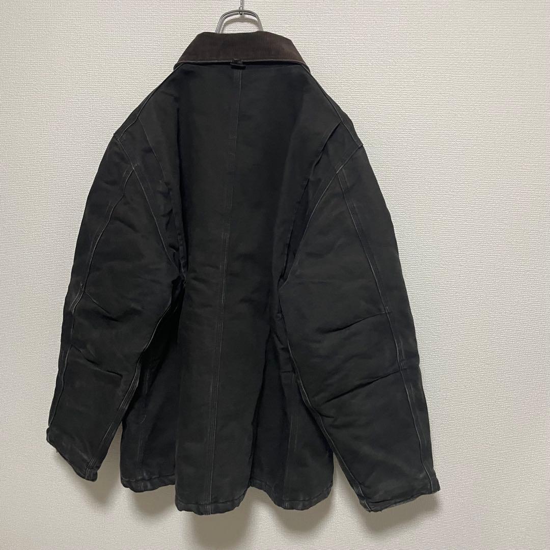 カーハート ジャケット 襟コーデュロイ ワンポイントロゴ