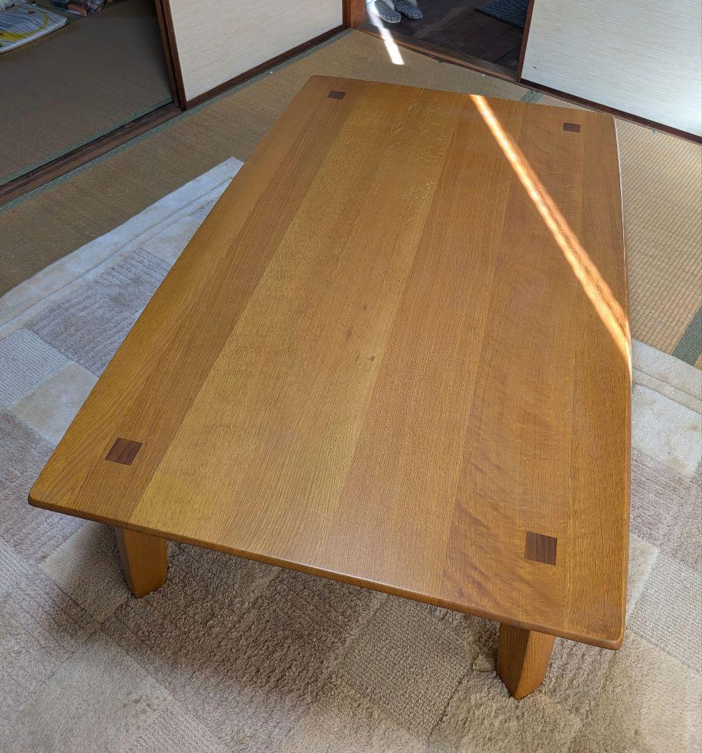 飛騨産業　円空　木製長方形座卓ローテーブル