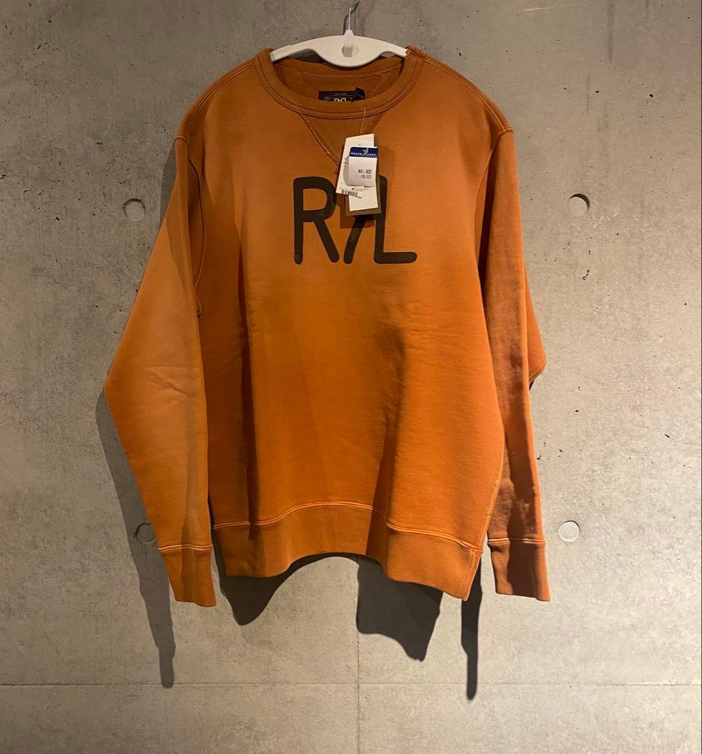 新品未使用品【RRL】ランチ ロゴ スウェットヴィンテージ加工M ロンハーマン