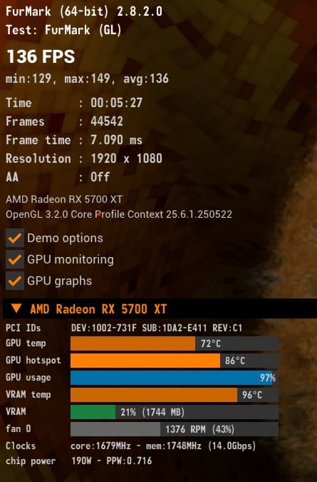 グラフィックボード・グラボ・ビデオカード Sapphire Pulse Radeon RX 5700 XT 8GB