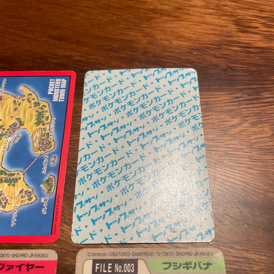 ポケモンカード　カードダス　リザードン　プテラ　青裏　ファイアー　フシギバナ