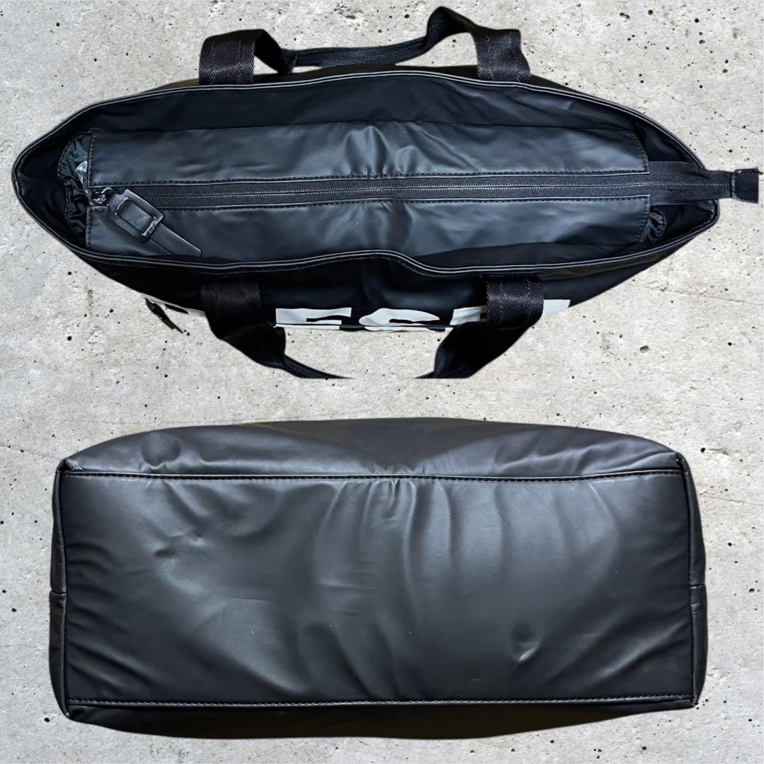 美品　ディーゼル　トートバッグ　A4 大容量　ポリウレタン　肩掛け　ブラック