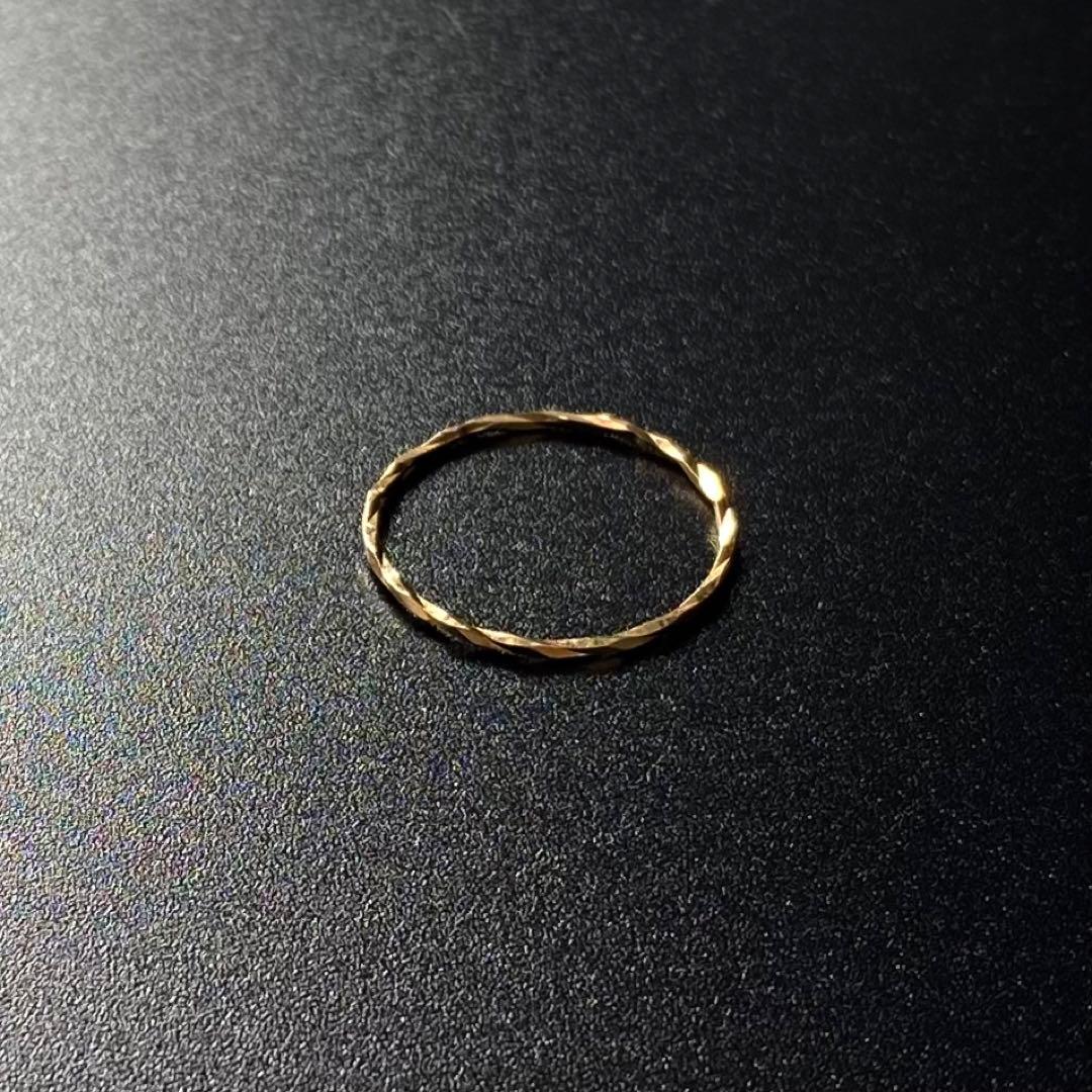 Jouete K10YG リング カット イエローゴールド 13号