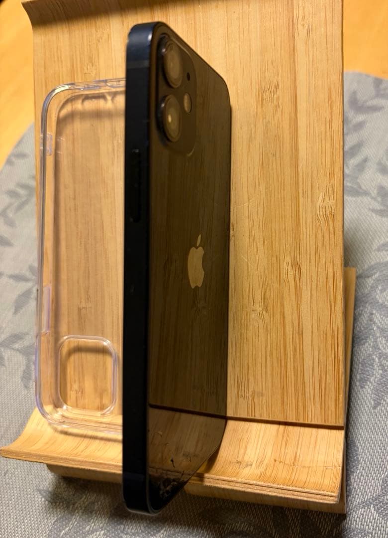 ★iPhone 12 mini ブラック 64GB 本体※背面割れ