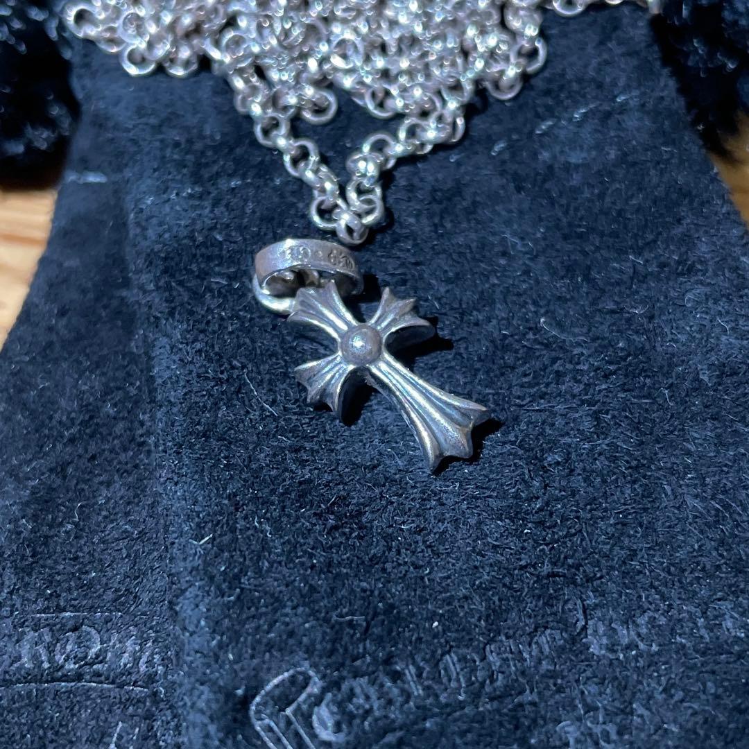 クロムハーツ　クロスベビーファット　パヴェダイヤ