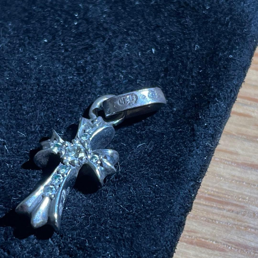 クロムハーツ　クロスベビーファット　パヴェダイヤ