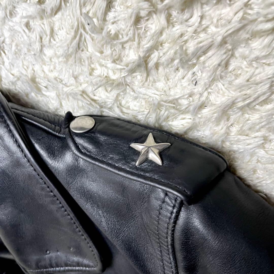 ✨極美品/復刻/サボテンタグ✨ショット ワンスター ダブルライダース 613xx