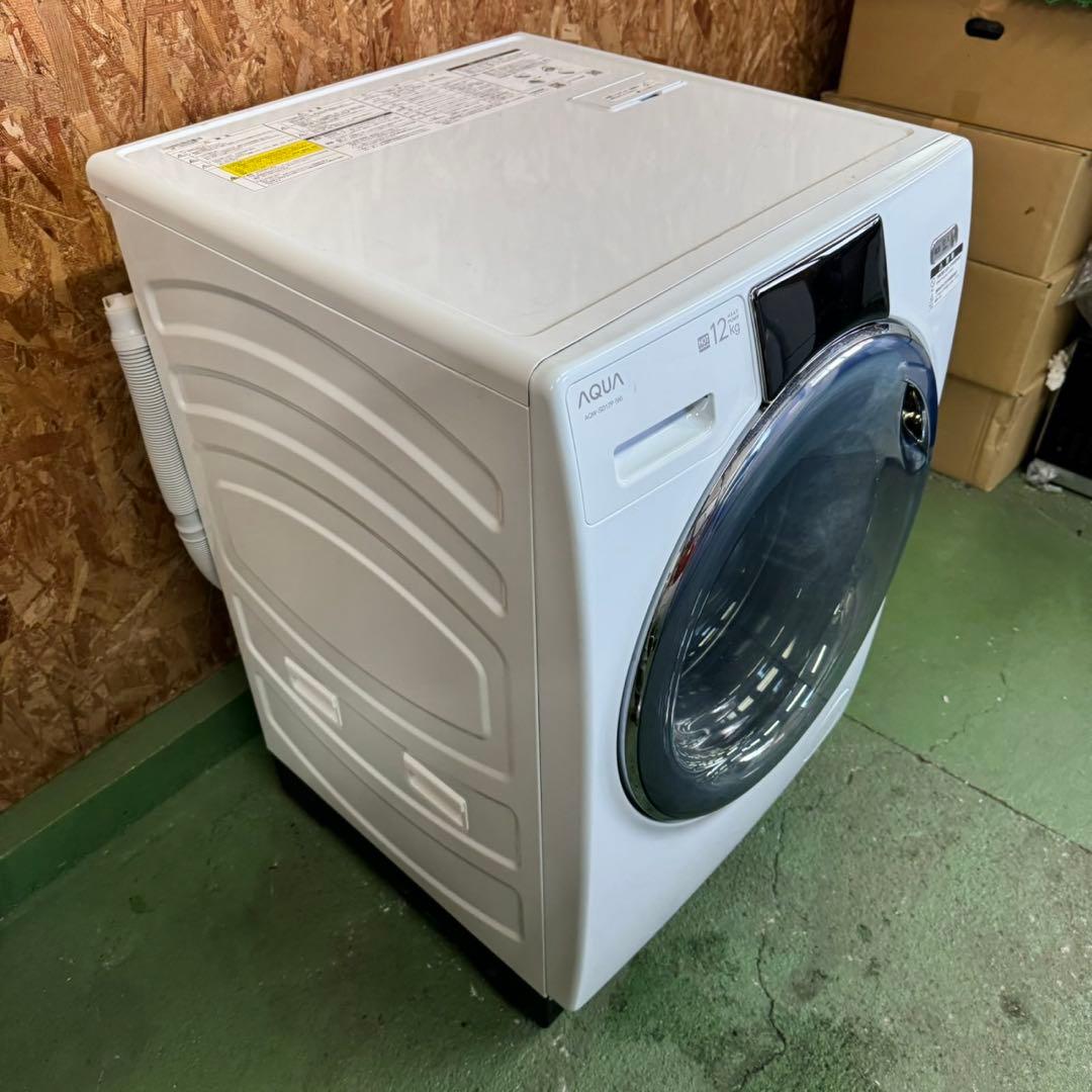 286★2024年製★アクア　ドラム式洗濯機　12KG 大型　熱乾燥　大容量