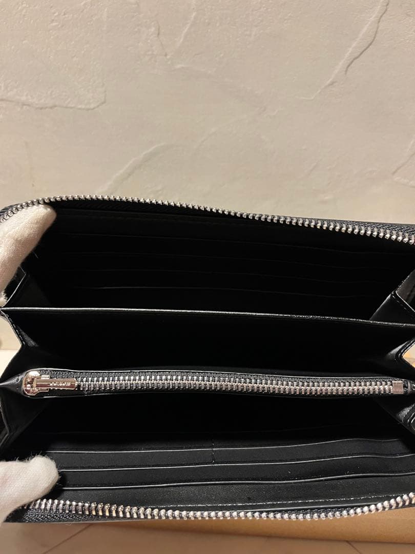 新品未使用☆COACH ブラック シグネチャー長財布