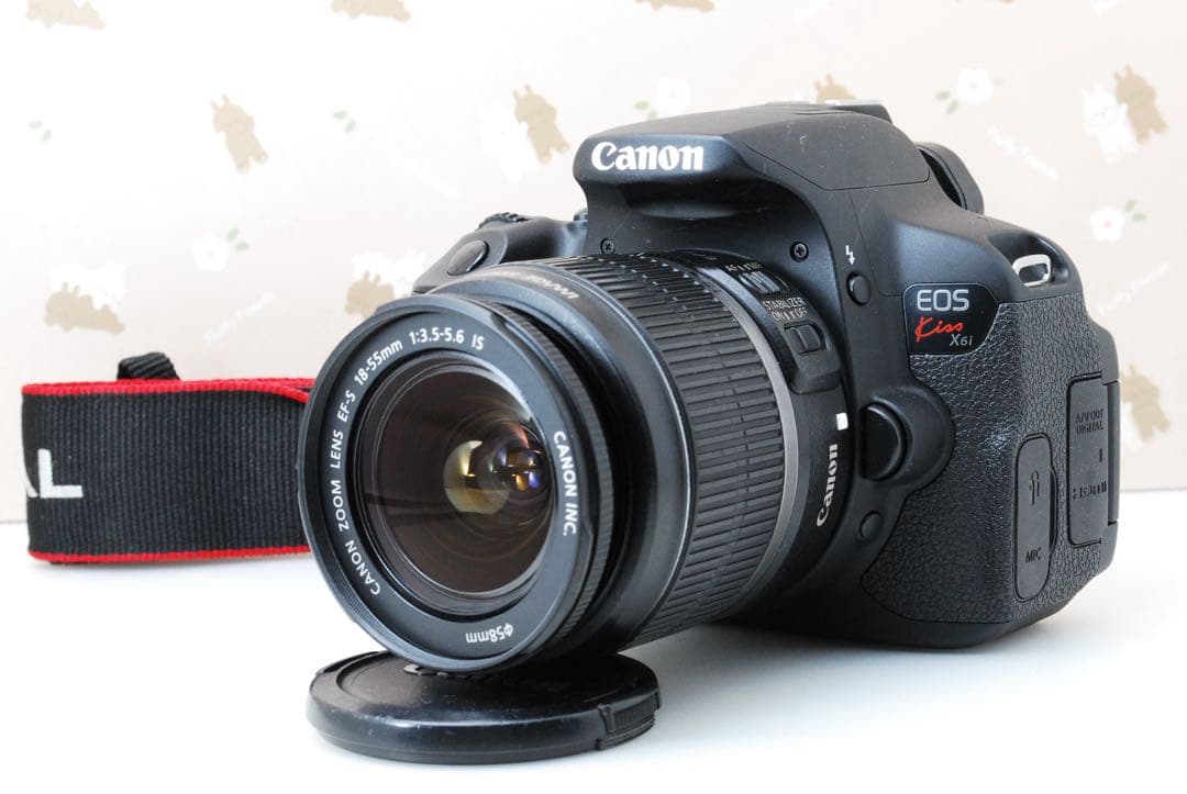 美品❤️Canon eos Kiss X6i❤️スマホ転送❤️高性能デジタル一眼レフ