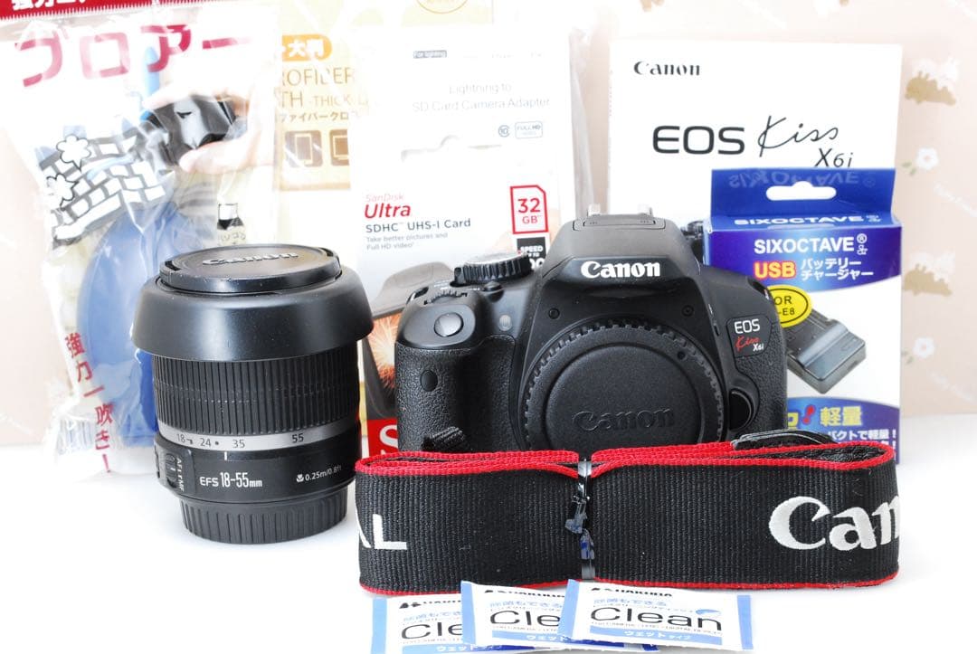 美品❤️Canon eos Kiss X6i❤️スマホ転送❤️高性能デジタル一眼レフ