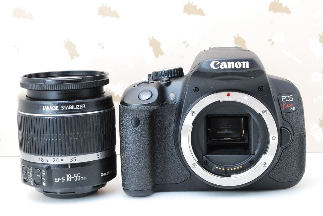 美品❤️Canon eos Kiss X6i❤️スマホ転送❤️高性能デジタル一眼レフ