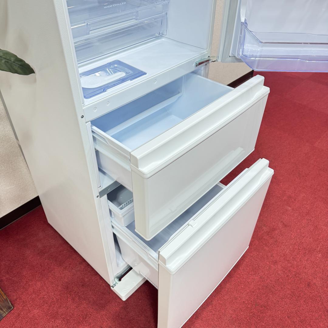 東京23区送料無料　超美品三菱3ドア冷蔵庫　2024年製330L　洗浄/除菌済み