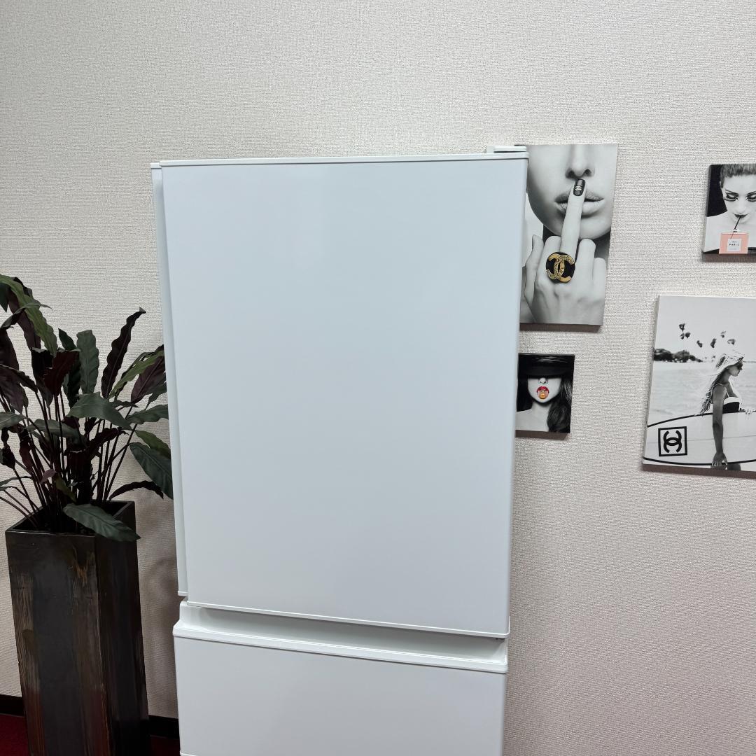 東京23区送料無料　超美品三菱3ドア冷蔵庫　2024年製330L　洗浄/除菌済み