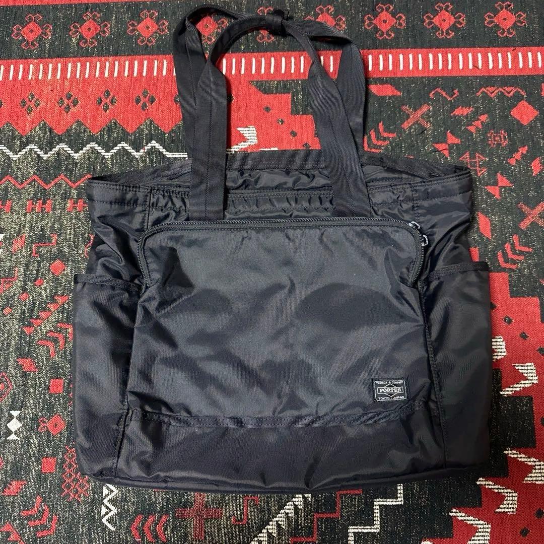 【PORTER】フラッシュ トートバッグ ブラック