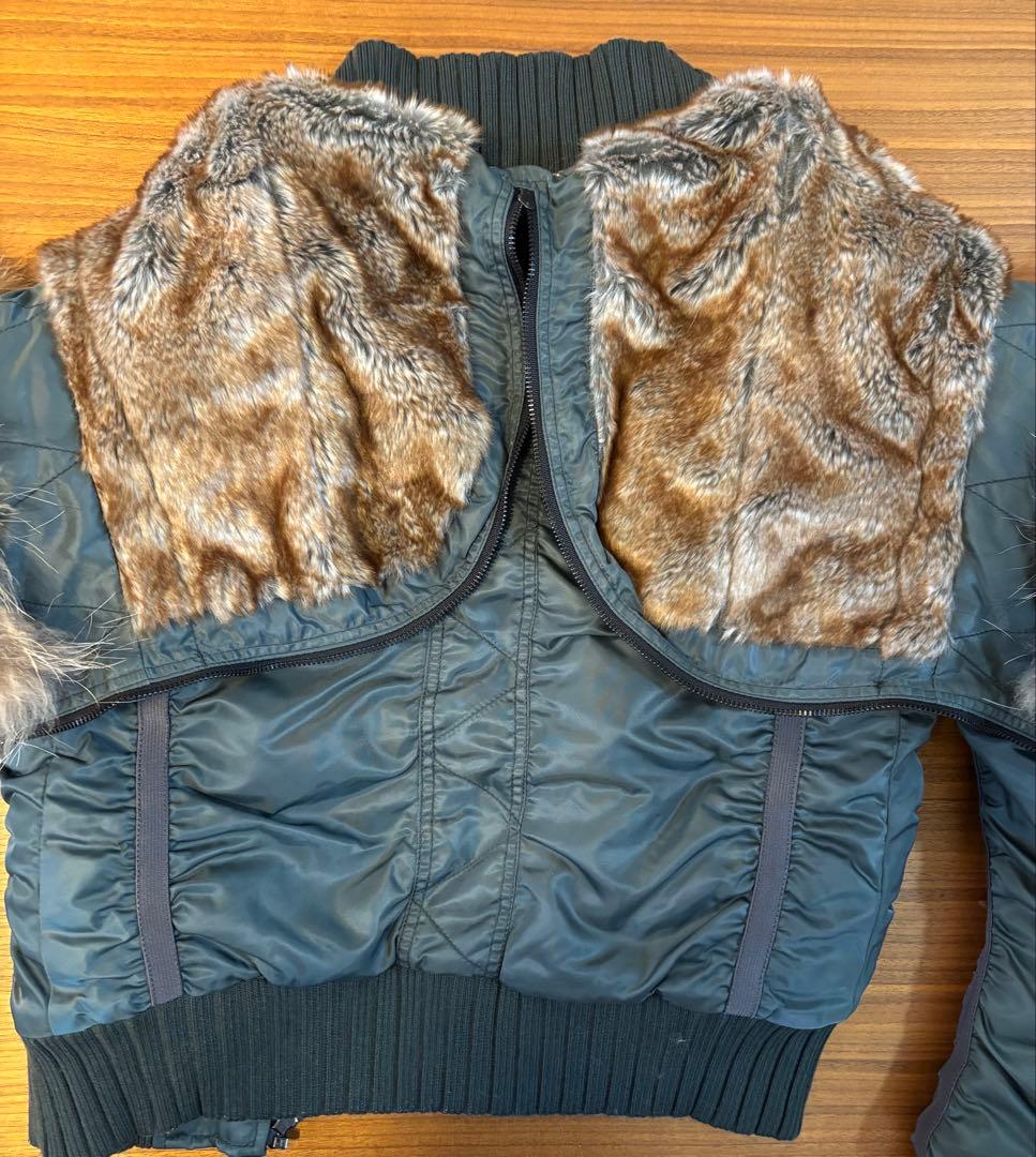 AVIREX アヴィレックス N-2B フライトジャケット リアルファー S