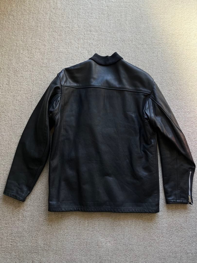 Supreme 初期 レザーライダースジャケット ブラック L