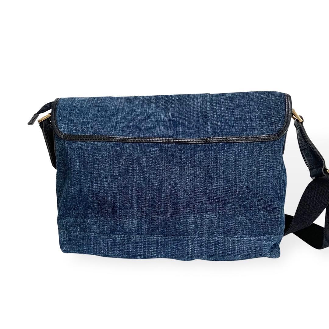美品　ディーゼル　インディゴ　メッセンジャーバッグ　メンズ　レディース