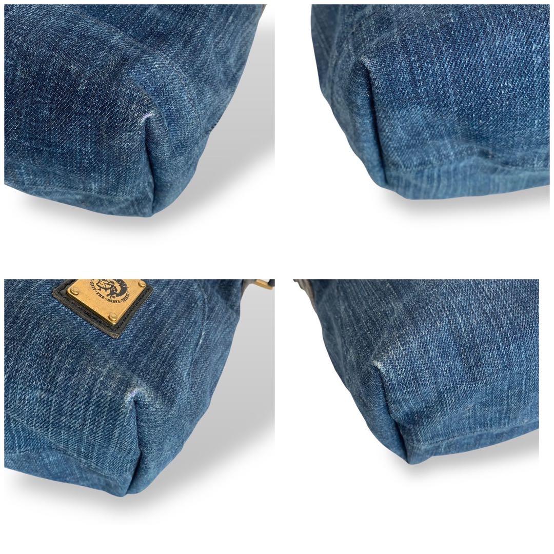 美品　ディーゼル　インディゴ　メッセンジャーバッグ　メンズ　レディース