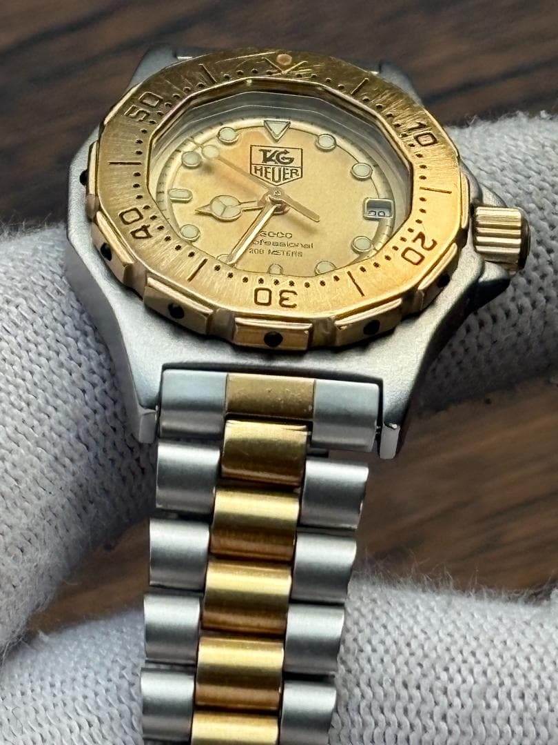 稼働　TAG HEUER 935.408 タグホイヤー 3000 ゴールド