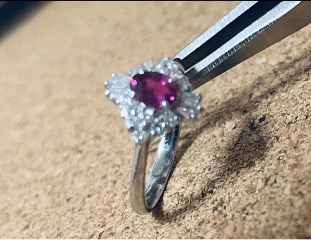 【SALE】ルビー ダイヤ プラチナ リング 指輪 ！ Pt900