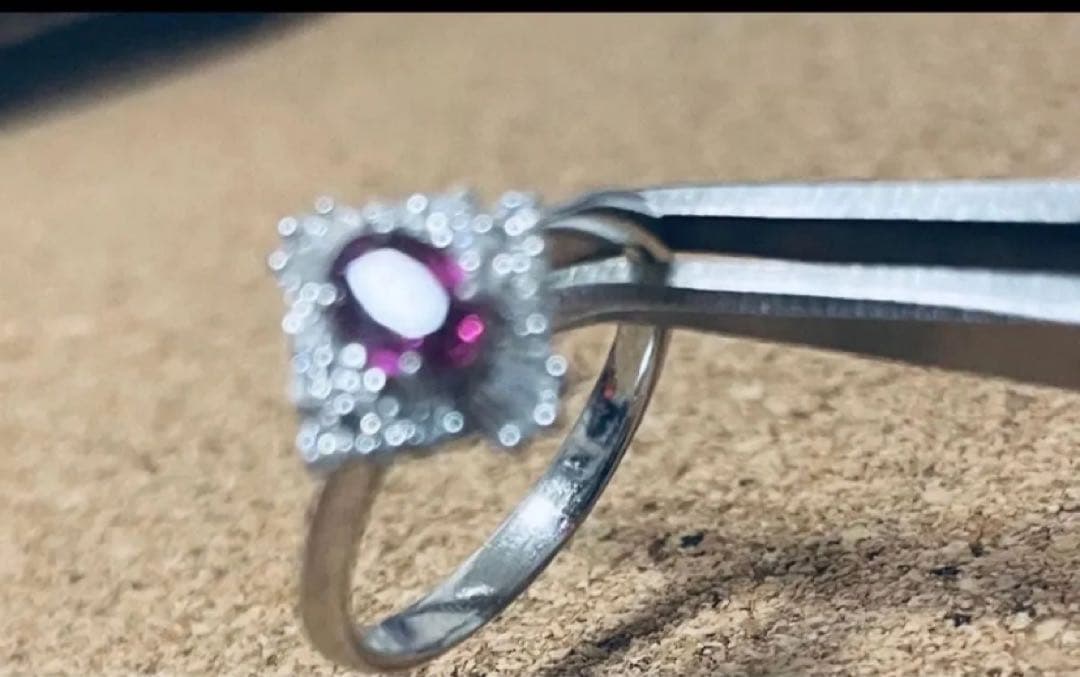 【SALE】ルビー ダイヤ プラチナ リング 指輪 ！ Pt900