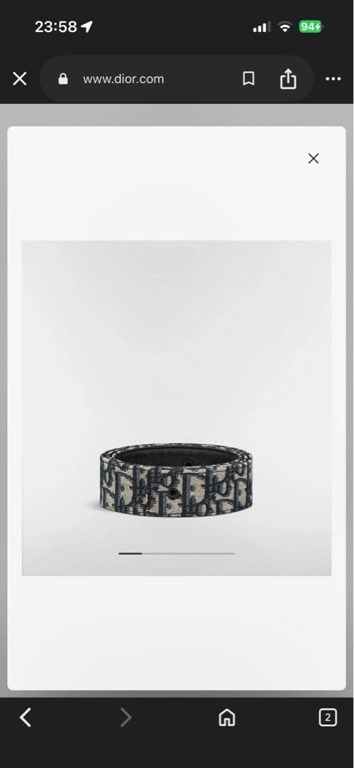 Dior ベルト　並行輸入