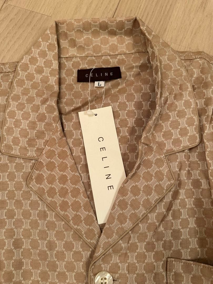 CELINE セリーヌ　パジャマ　マカダム柄　トリオンフ　ロゴ　レア☆新品