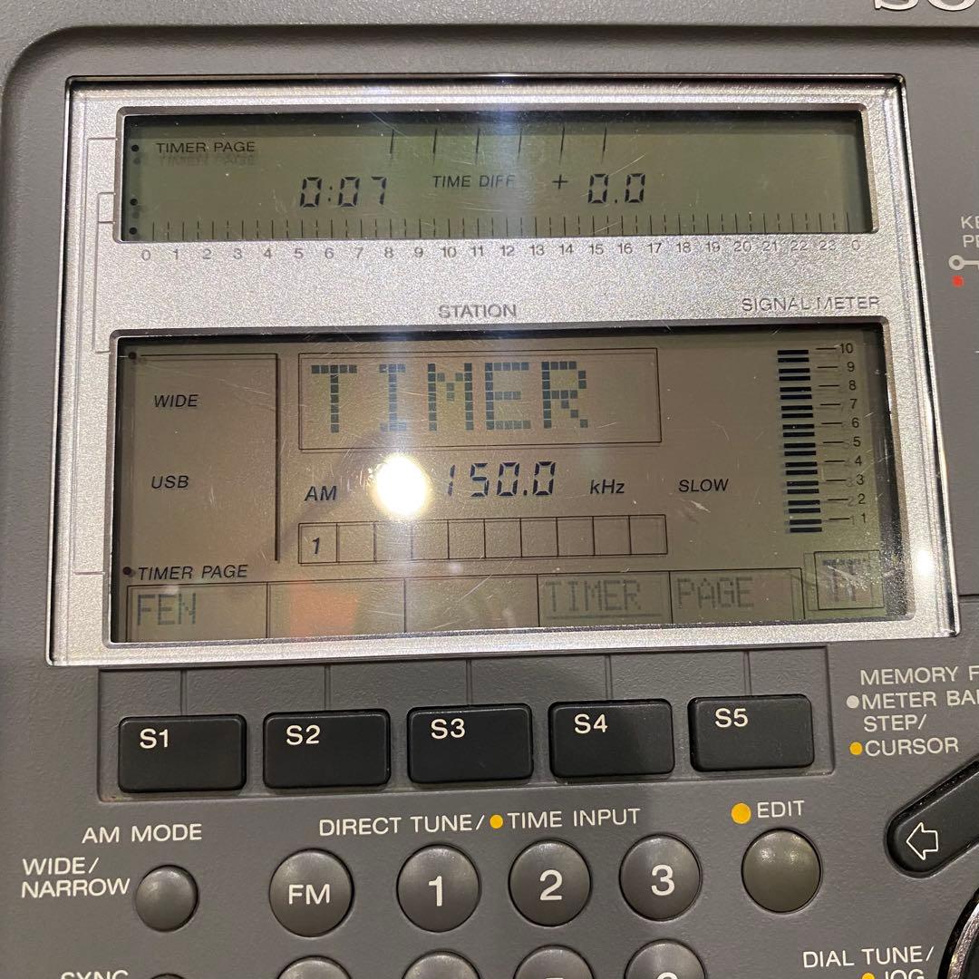 希少 SONY ICF-SW77 短波ラジオ ソニー 当時物 レア ジャンク