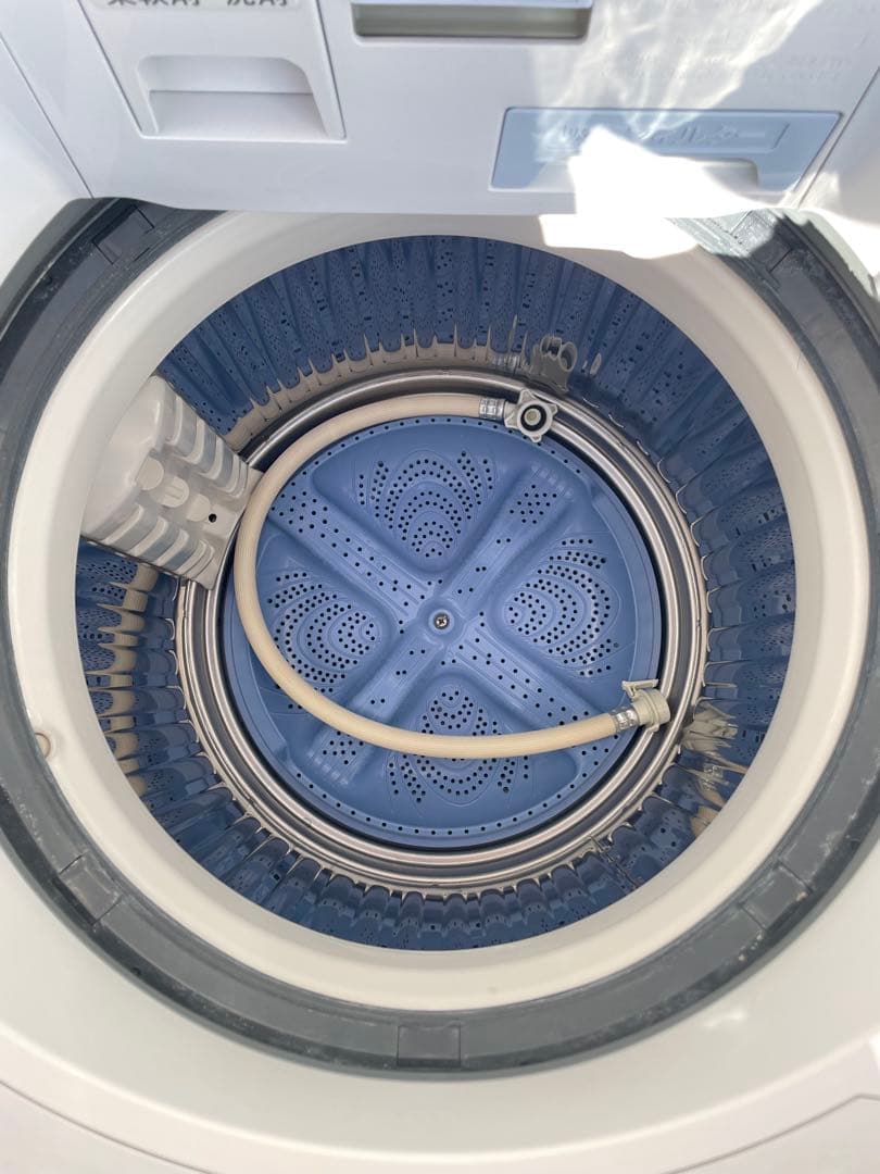 871 シャープ 穴なし槽 8kg洗濯乾燥機 プラズマクラスター搭載 黒カビ抑制