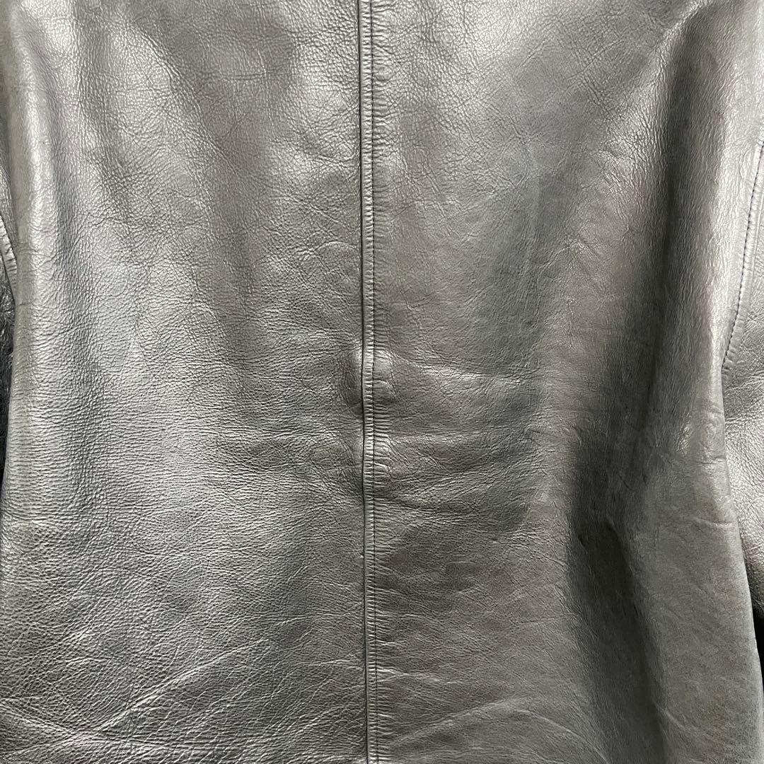 レア 00s オールドギャップ GAP レザー ジャケット ライダース 短丈