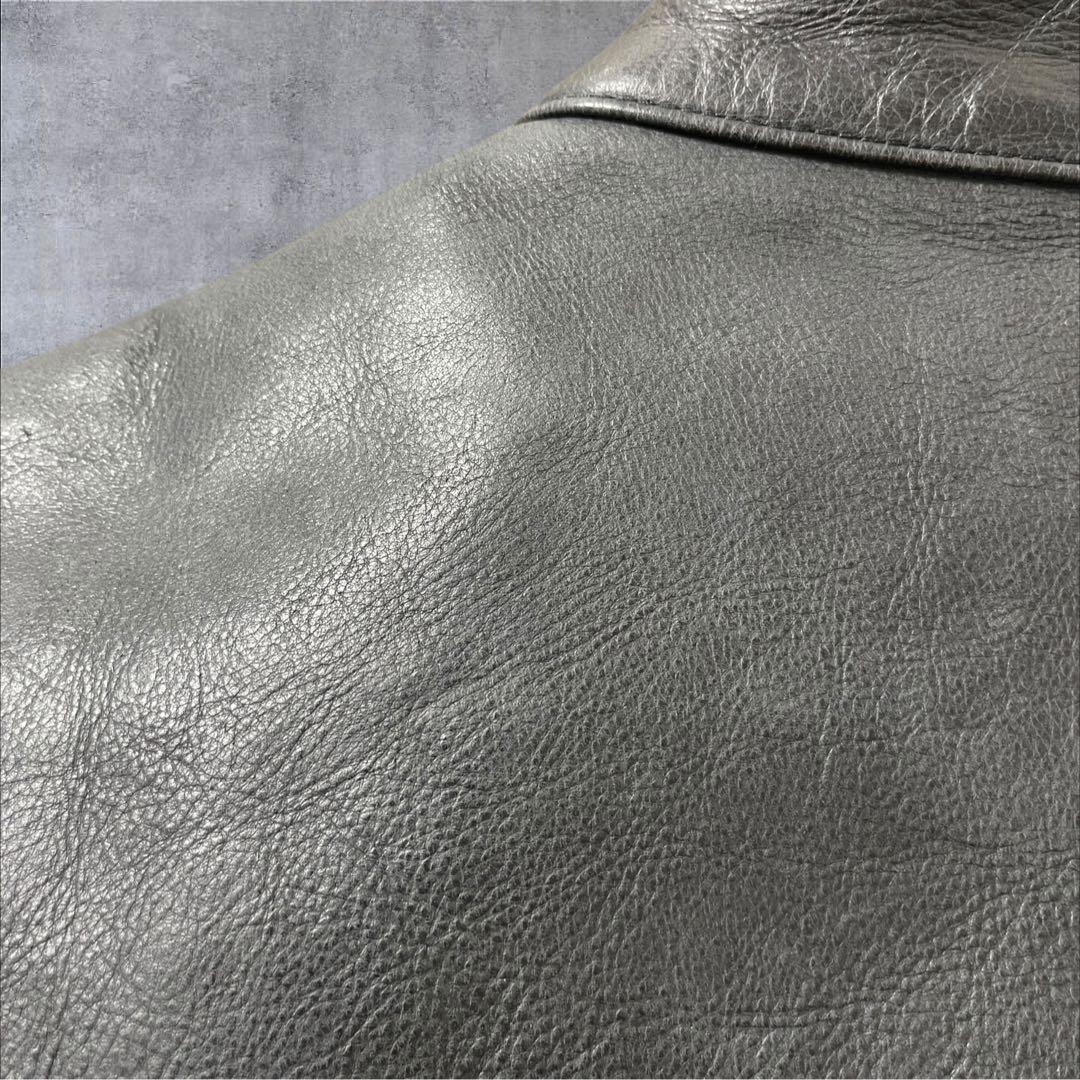 レア 00s オールドギャップ GAP レザー ジャケット ライダース 短丈