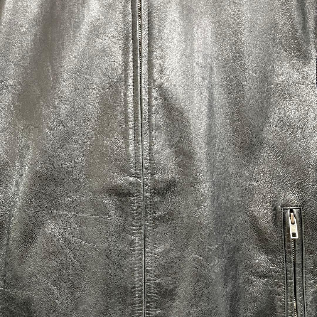 レア 00s オールドギャップ GAP レザー ジャケット ライダース 短丈